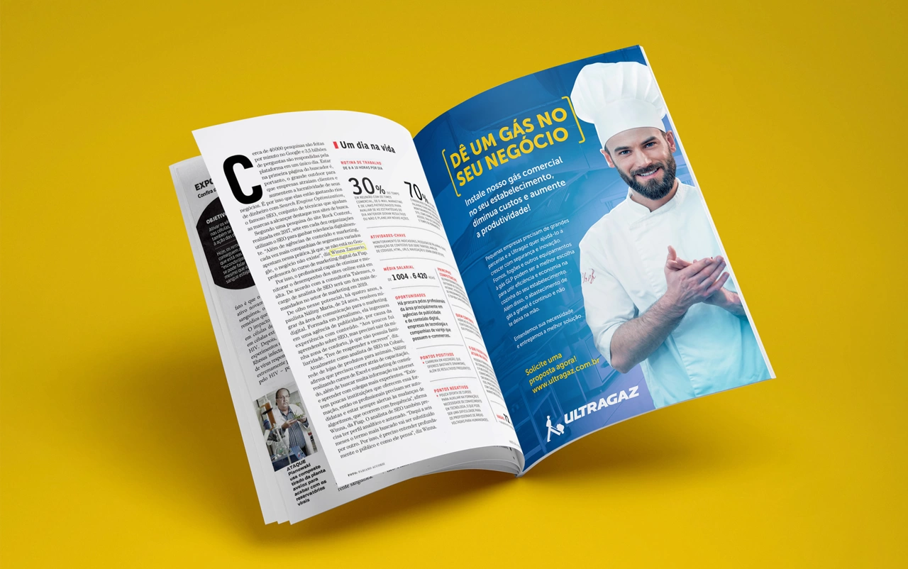 Ultragaz — Propaganda Revista