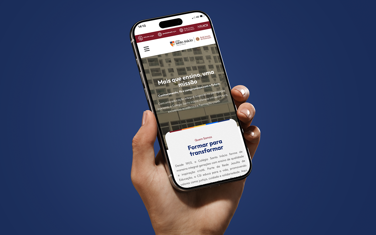 Colégio Santo Inácio — Site e Portal Institucional
