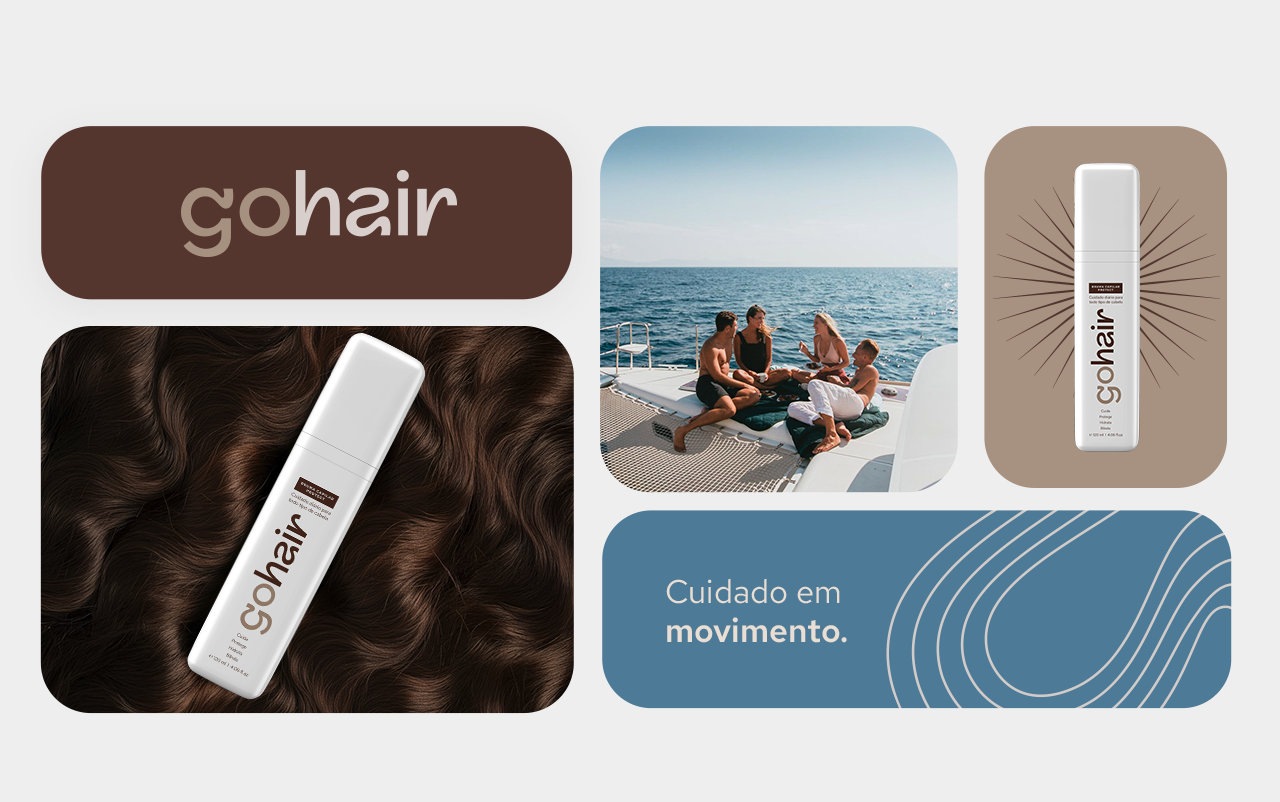 GoHair — Identidade Visual e Embalagens