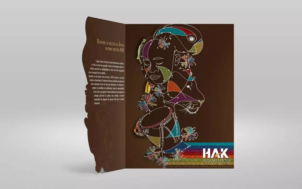 HAK — Folder com Recorte Especial