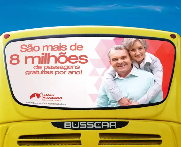 Viação Dedo de Deus — Busdoor