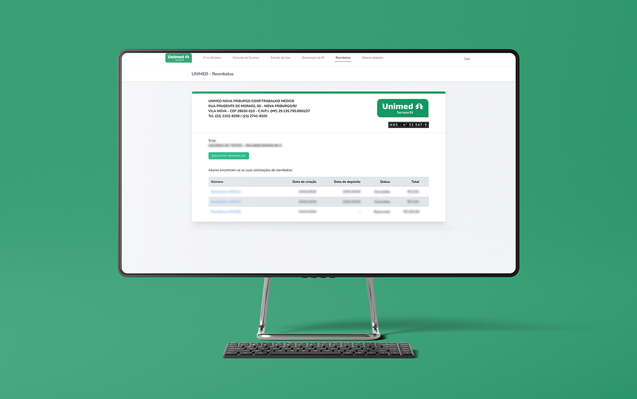 Unimed — Sistema de Autoatendimento Web