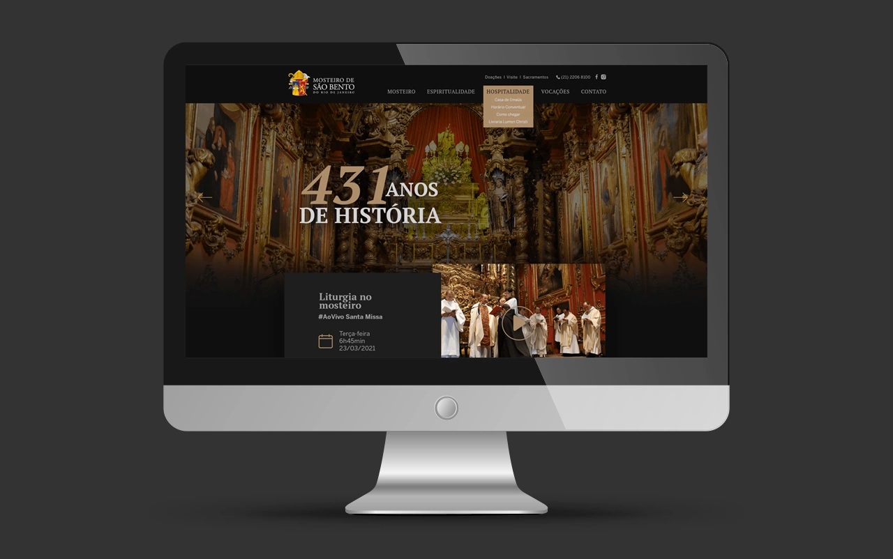 Mosteiro de São Bento — Site Institucional