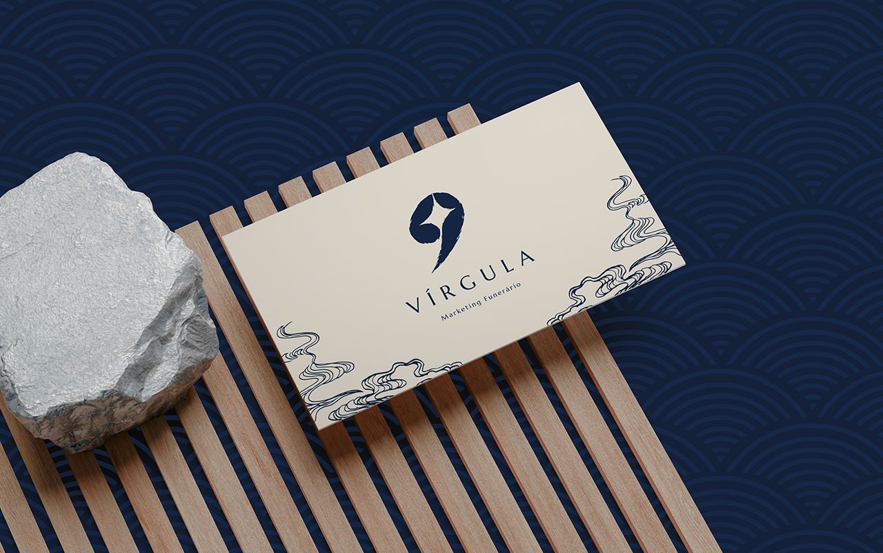 Vírgula — Identidade Visual e Papelaria