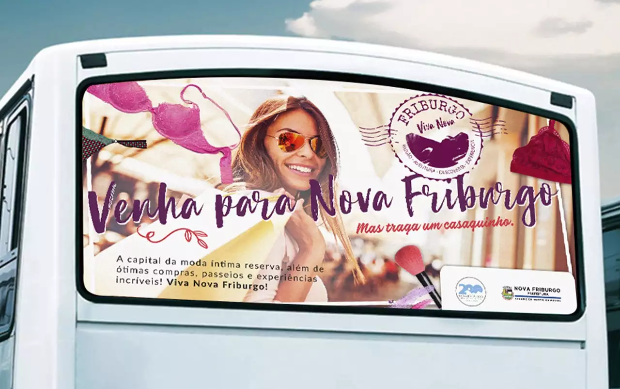 Venha para Nova Friburgo busdoor